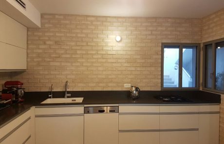 בריק בוסקו בהיר חיפוי קיר מטבח