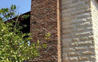 בריקים מפירוק ענתיק צר - חיפוי קיר חיצוני